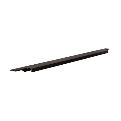 Ручка-профиль врезная L.596мм, отделка бронза темная