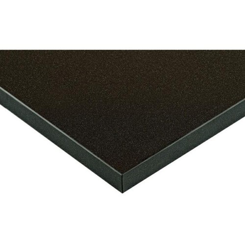 Плита МДФ LUXE черный металлик (Negro Pearl Effect) глянец, 1220*18*2750 мм