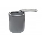 Ведро для мусора (11л), пластик серый